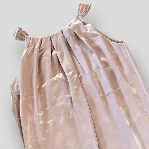 VERA WANG SATIN DRESS DESIGNER PARTY COCKTAIL EVENT HOLIDAY GOWN SMALL 4 38 - Picture 8 of 11